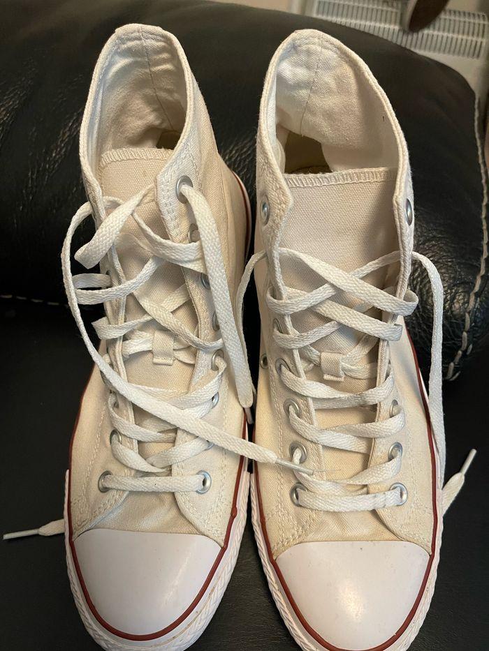 Converse blanche montante homme p43 - photo numéro 1