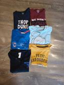 Lot de 6 tee-shirt manche longues 24 mois bébé garçon