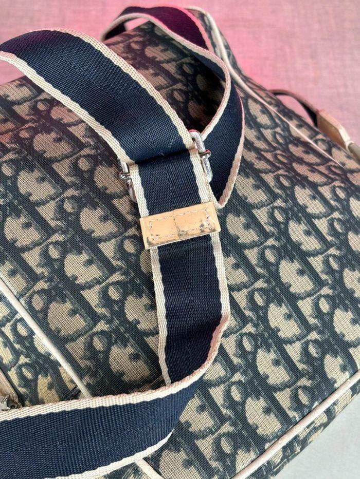 Sac Dior Girly tissu logo bleu - photo numéro 14