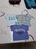 ensemble  de 3  tee-shirts  6  mois