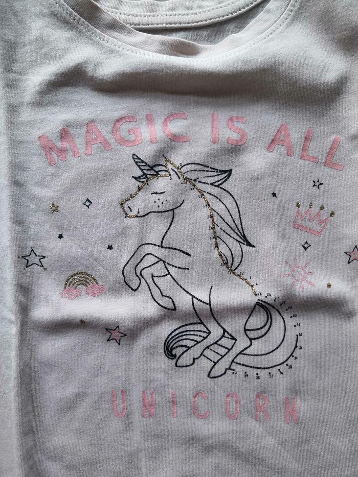 T-shirt 4 ans licorne - photo numéro 3