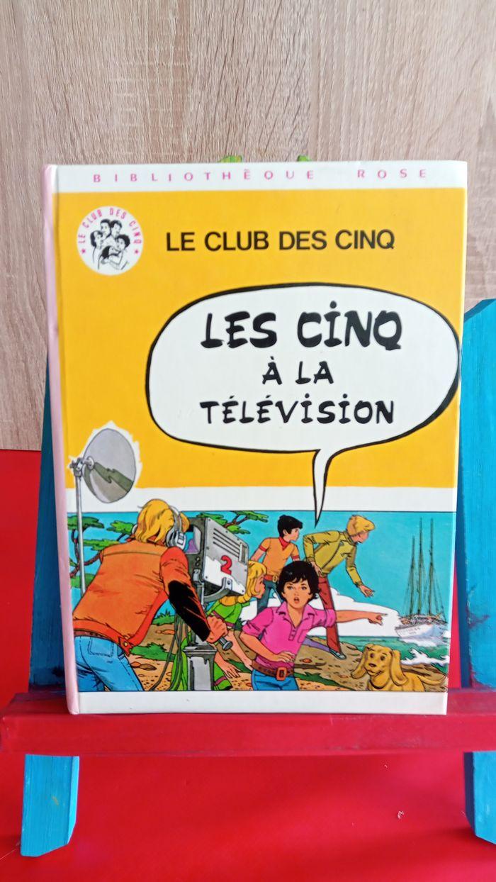 Le Club des cinq, Les Cinq à la télévision des Cinq, 1952, bibliothèque rose - photo numéro 1