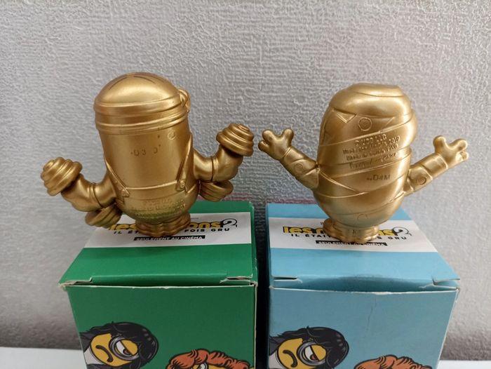 Lot 2 figurines minions McDo dorée - photo numéro 3