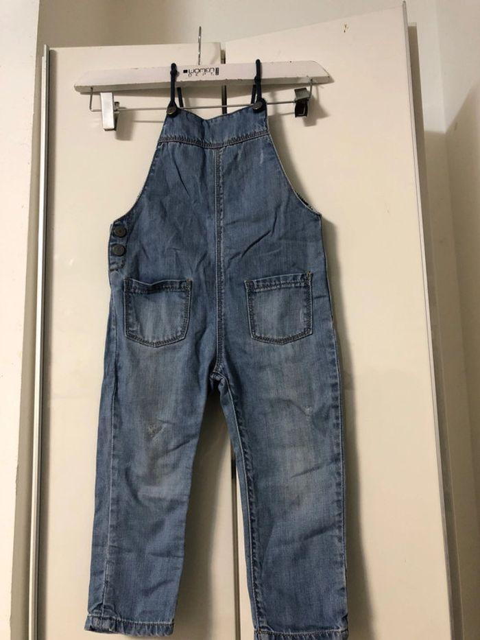 Salopette jeans Zara 2/3ans - photo numéro 1