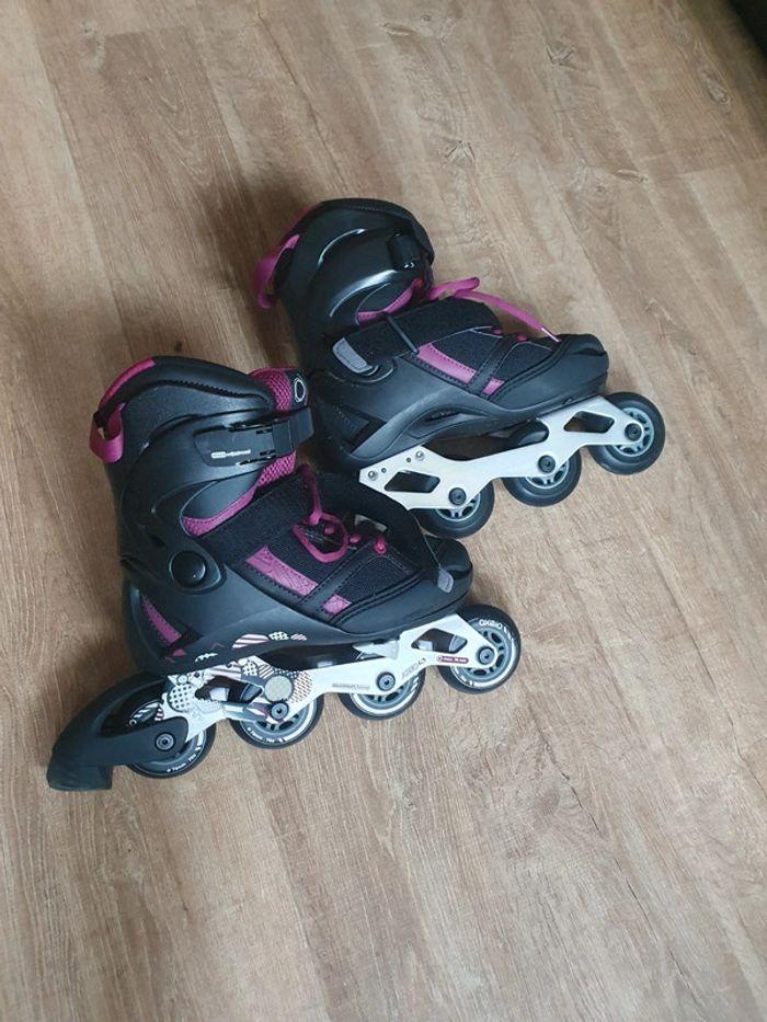 Rollers en ligne Oxelo ABEC 5 taille réglable - photo numéro 1