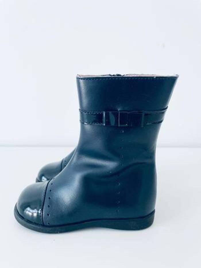 Bottes en cuir Jacadi, taille 21 - photo numéro 2