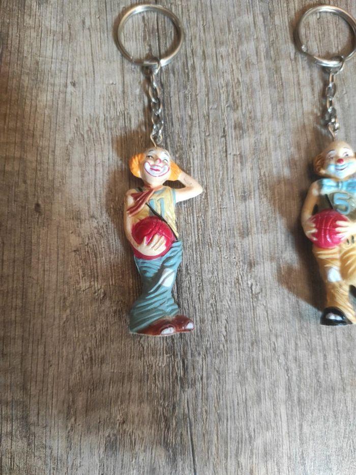 Lot de 6 porte-clés figurines clowns originaux - photo numéro 4