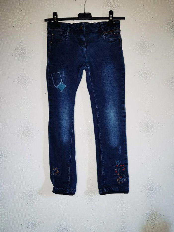 D4220 - jeans fille 8 ans - photo numéro 1