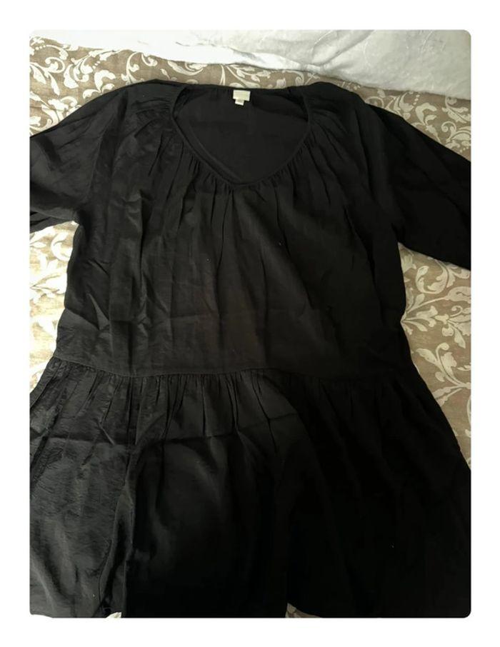 Robe noir évasée | H&M - photo numéro 1