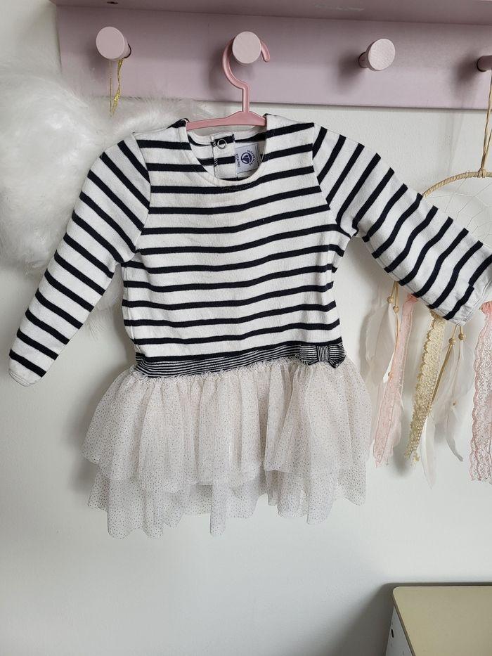 Robe marinière Petit Bateau 18 mois - photo numéro 1