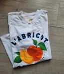 Tshirt imprimé abricot