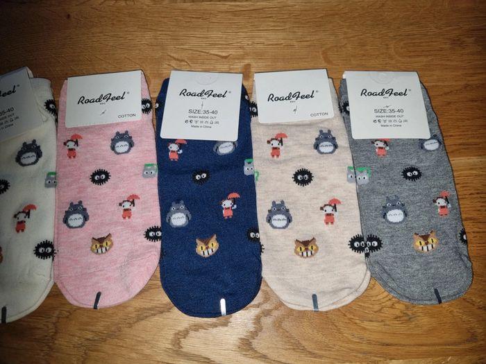 5 paires de chaussettes mon voisin totoro 35/40 - photo numéro 3