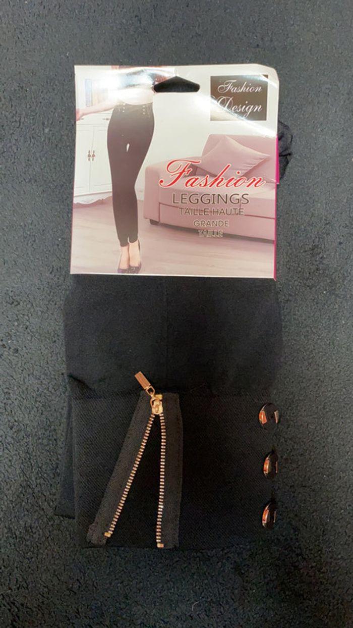 Lot de 2 Leggings extensibles grande taille - photo numéro 4