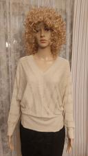 Pull Versia beige doré  taille L