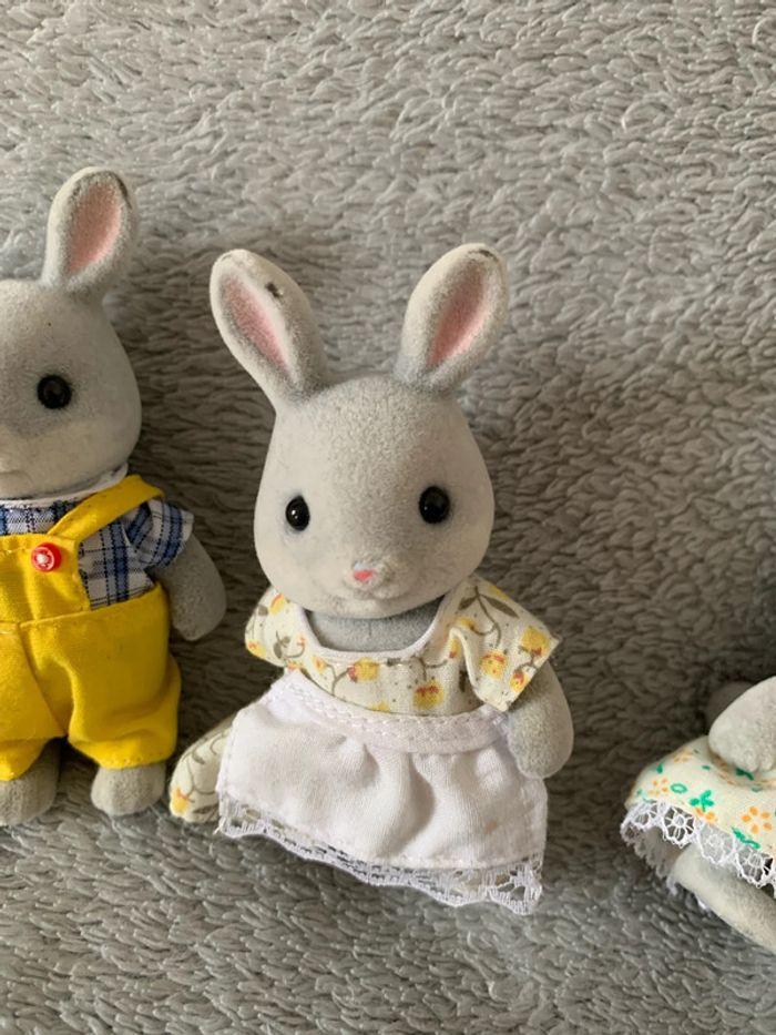 Famille lapin gris Sylvanian Families - photo numéro 2