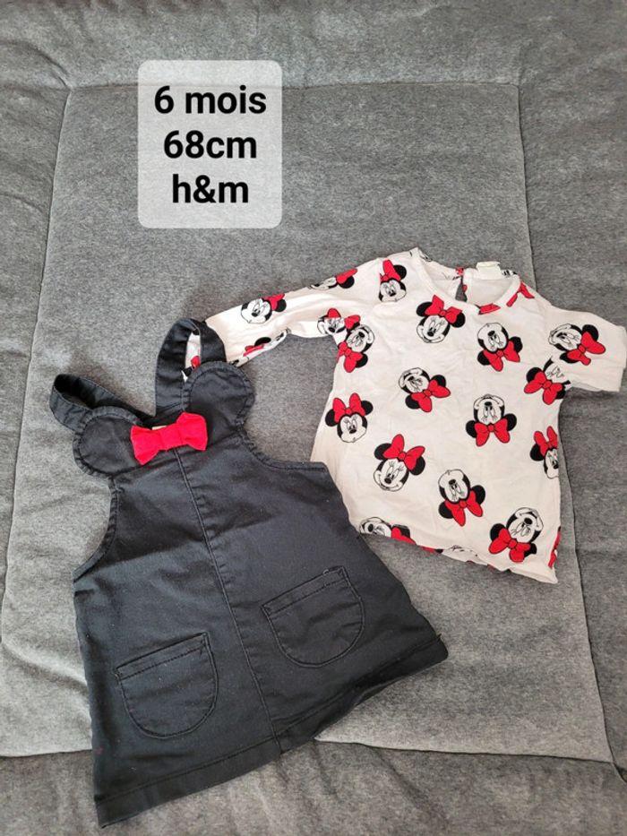 Ensemble minnie t-shirt et robe