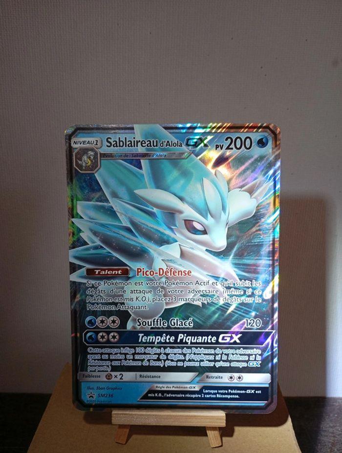 Carte jumbo Sablaireau d Alola GX - photo numéro 5