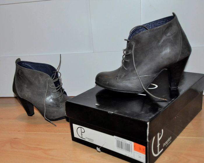 Inception by Blue Haven boots cuir gris t.36 Neuves - photo numéro 3