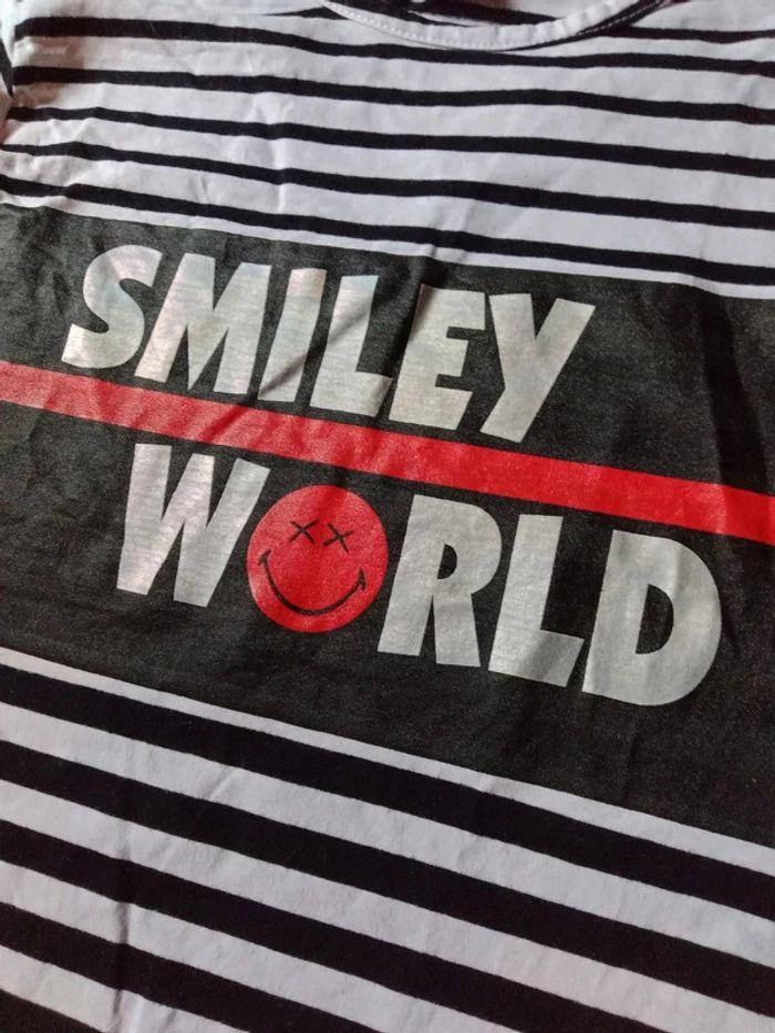 T-shirt manches longues Smiley World 12 ans - photo numéro 2