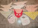 Lot bavoir bandanas