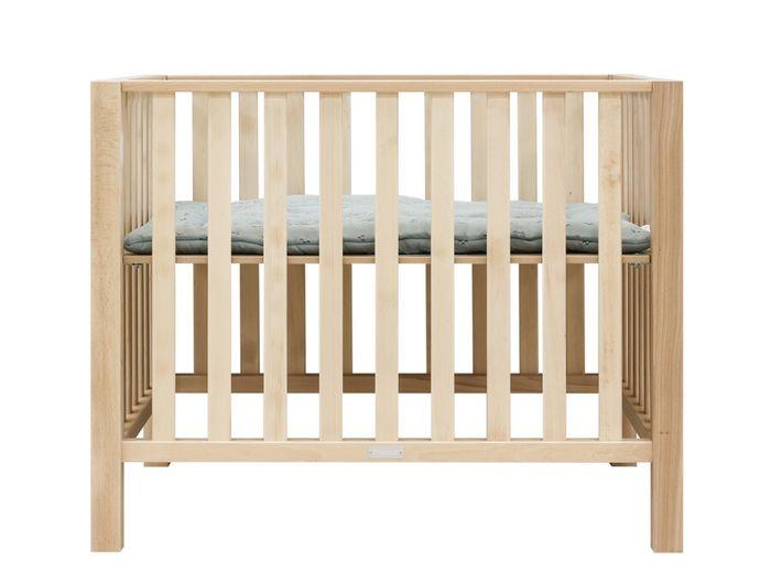 Parc lit bébé Bopita Brent en bois avec matelas sur mesure - photo numéro 2