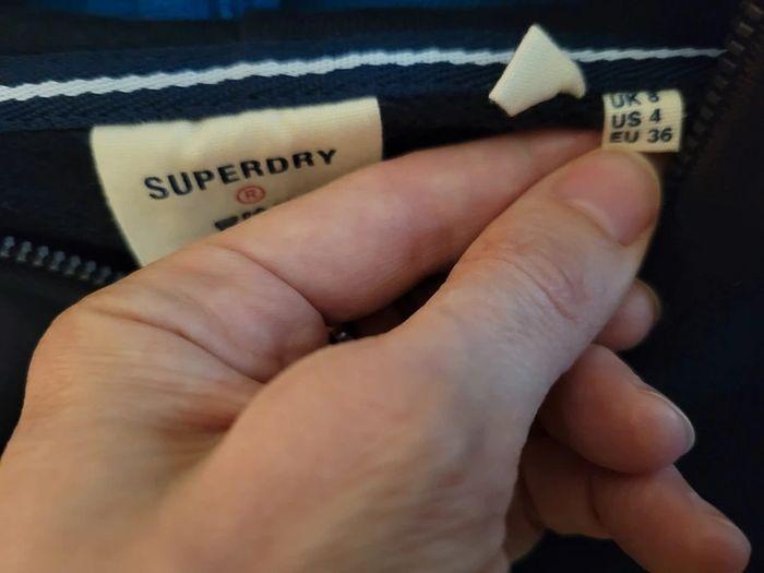 blazer Superdry vert foncé taille 36 - photo numéro 6