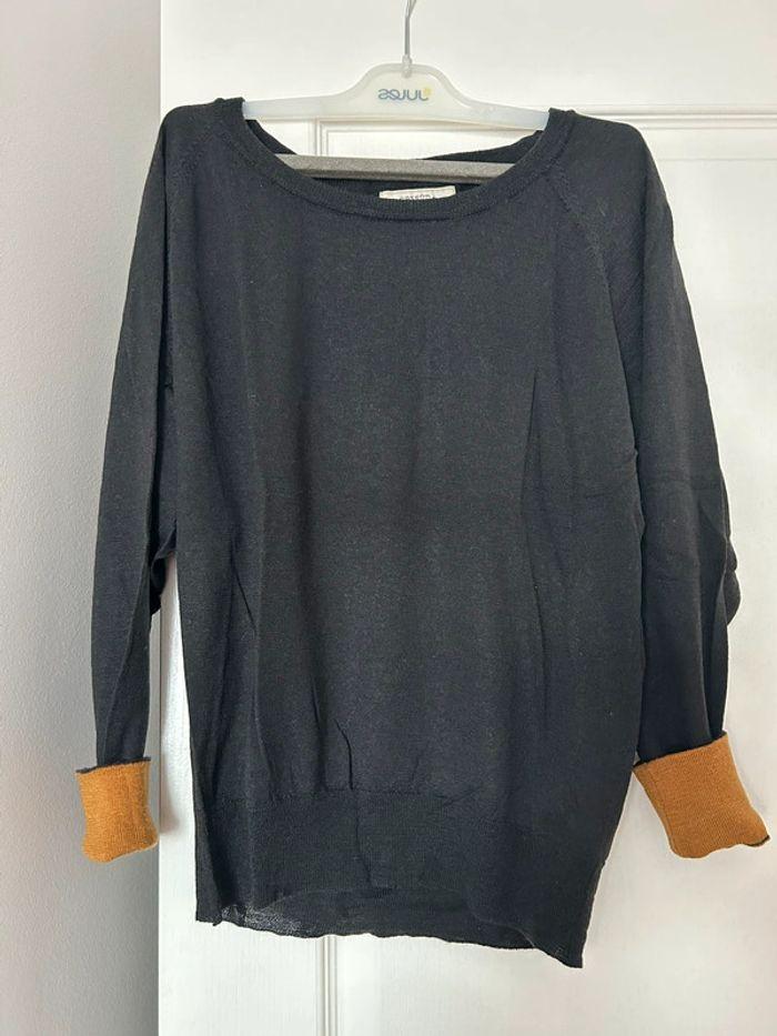 Pull Sessun Fortunato gris T. M - photo numéro 1