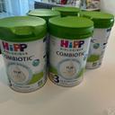 Lot 5 boîtes de lait Hipp vides