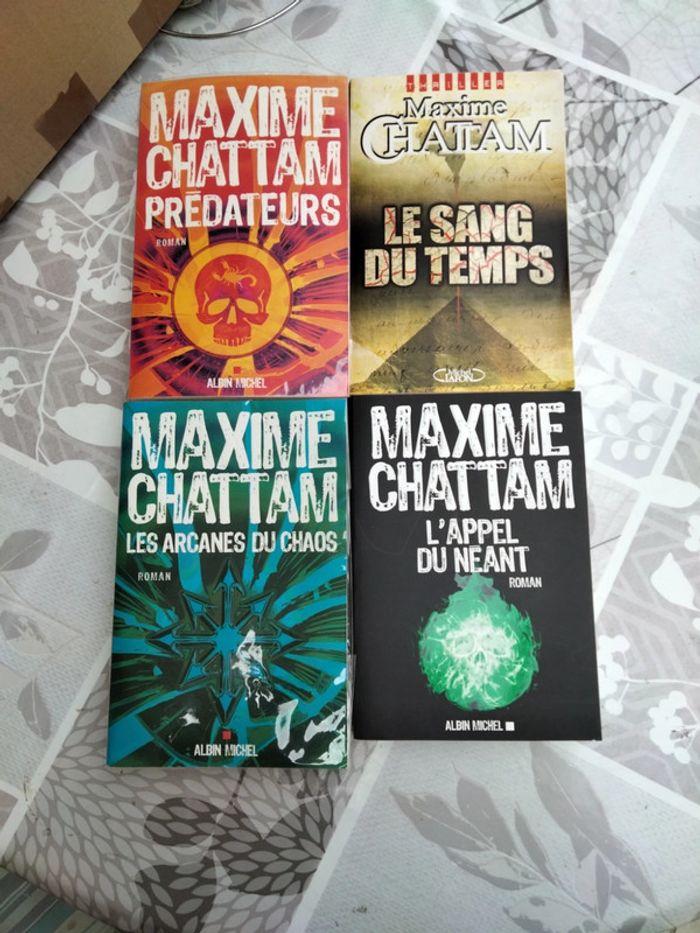 Lot livres Maxime Chattam - photo numéro 1