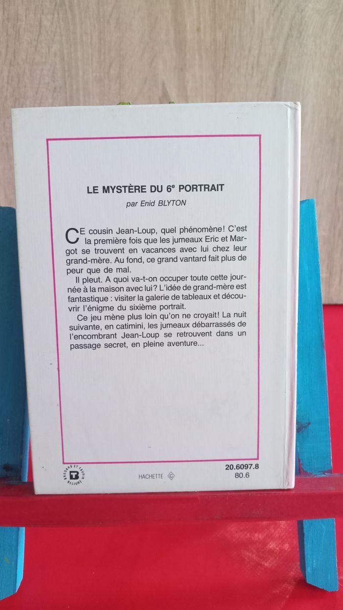 Le Mystère Du 6° Portrait, 1980, bibliothèque rose - photo numéro 2