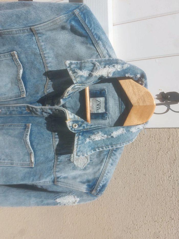 Veste en jean zara - photo numéro 5