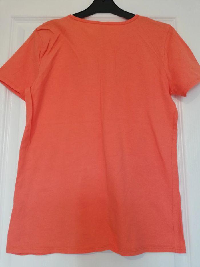 Tee-shirt rose orange 14 ans - photo numéro 3