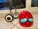 Roulettes B’Twin et casque Kiddimoto