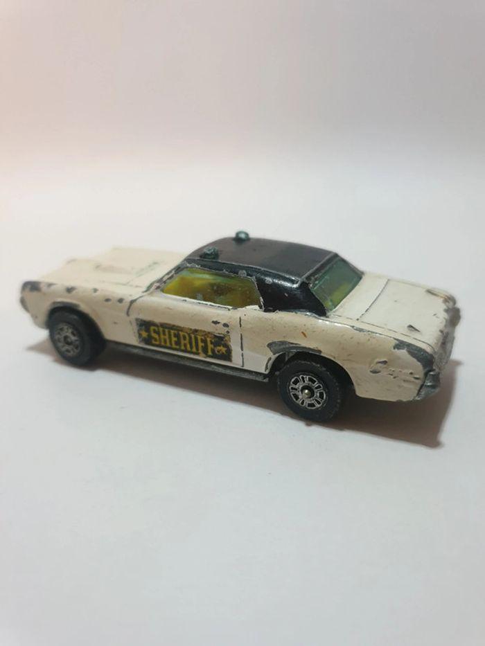 Corgi Juniors Mercury Cougar XR7 Whizzwheels Sheriff - 1/64 Made in Great Britain - photo numéro 8