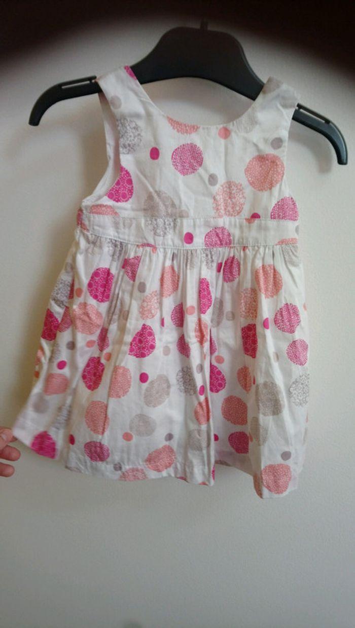 Robe👗 à pois taille 6mois bébé fille - photo numéro 2