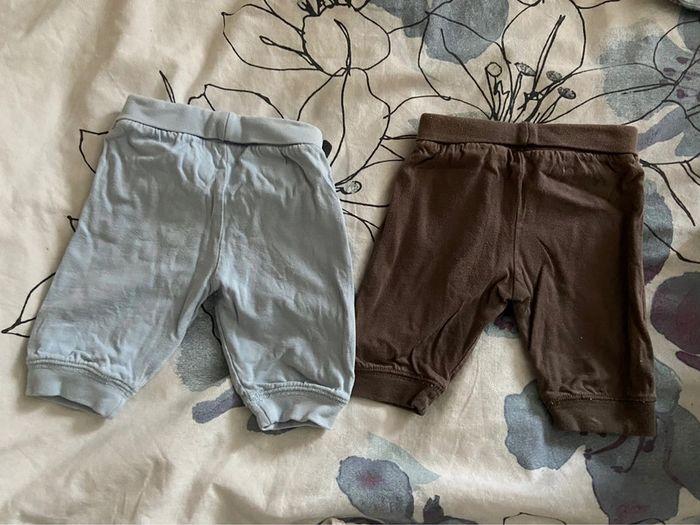 Lot de 2 pantalons 0 mois - photo numéro 2