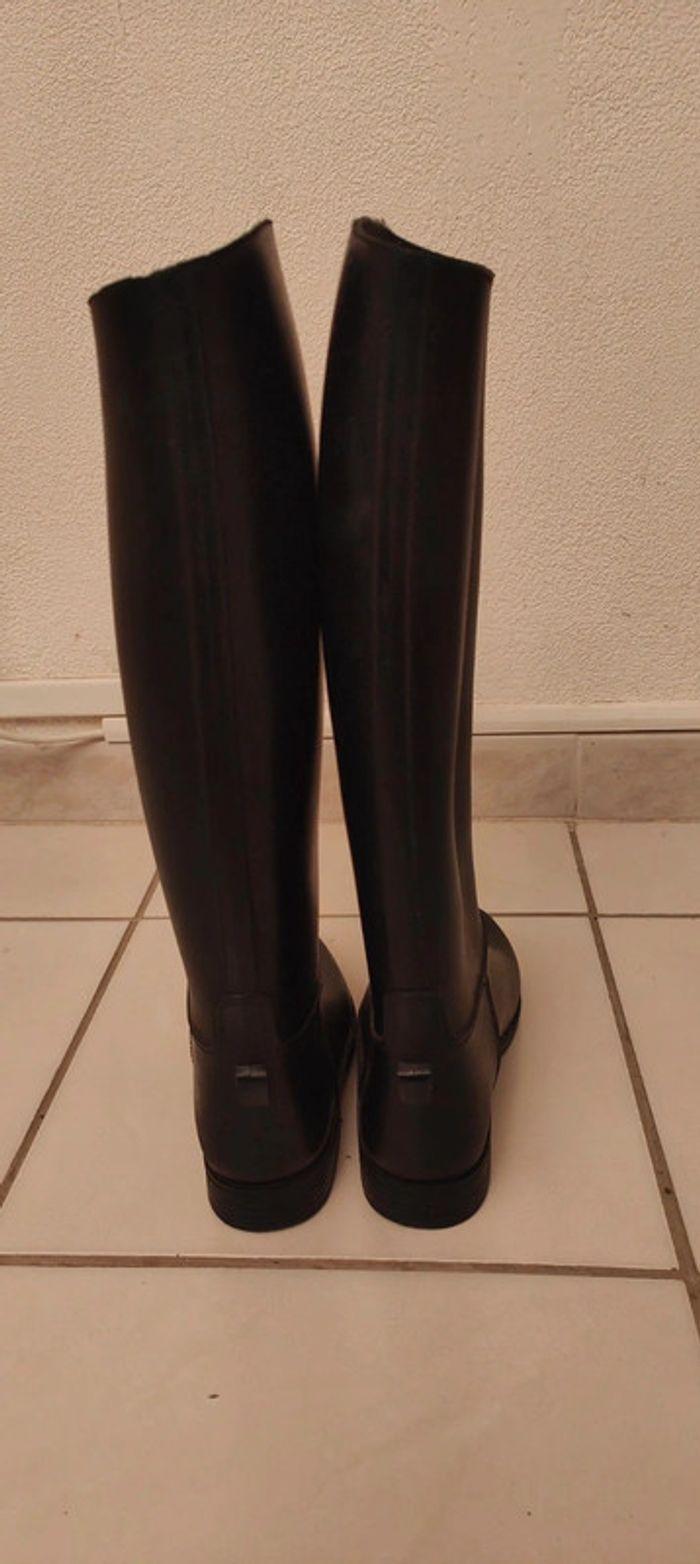 Bottes noires tailles 40 bon état 10e - photo numéro 2