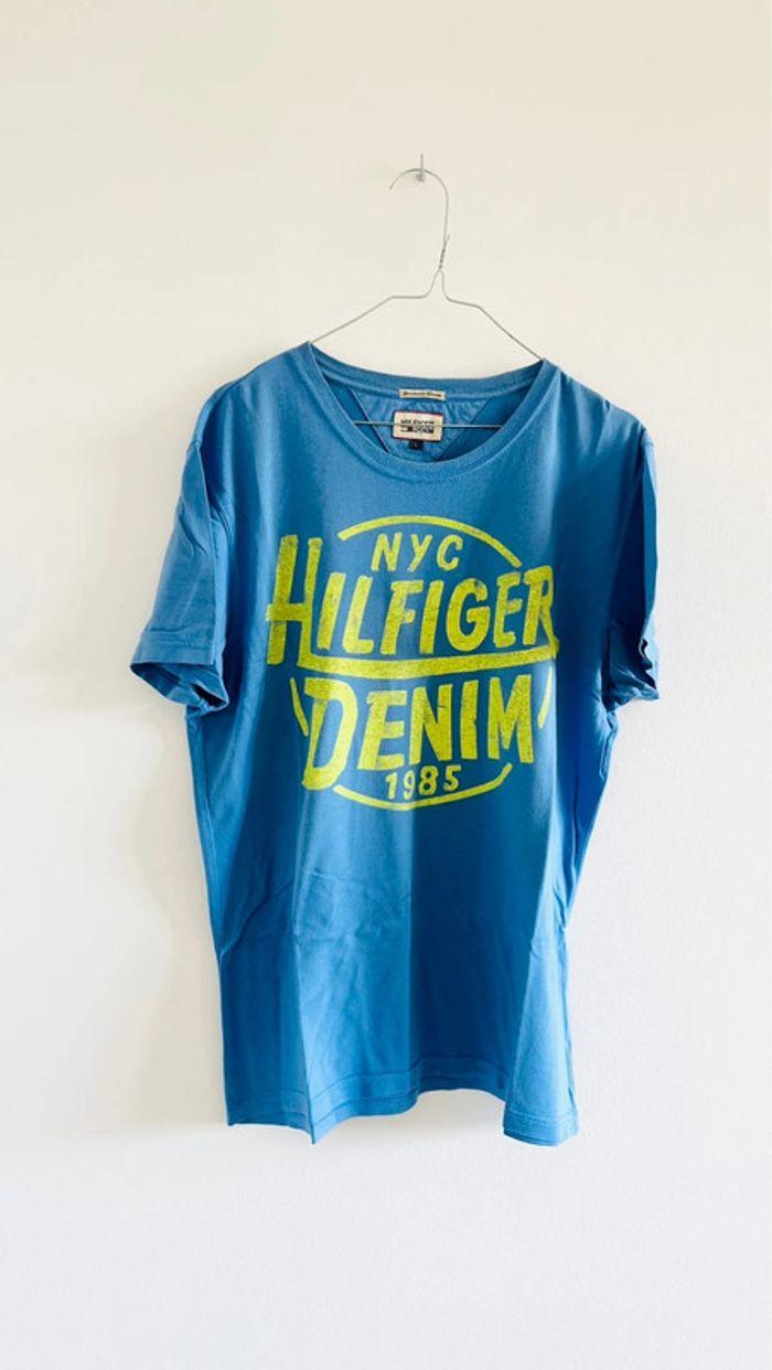 Tee shirt bleu Tommy Hilfiger - photo numéro 1