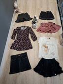 Lot de robe, jupes et shorts neuf 4 ans