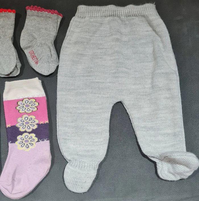 Chaussettes, collant 6 mois point. 17-18 - photo numéro 3