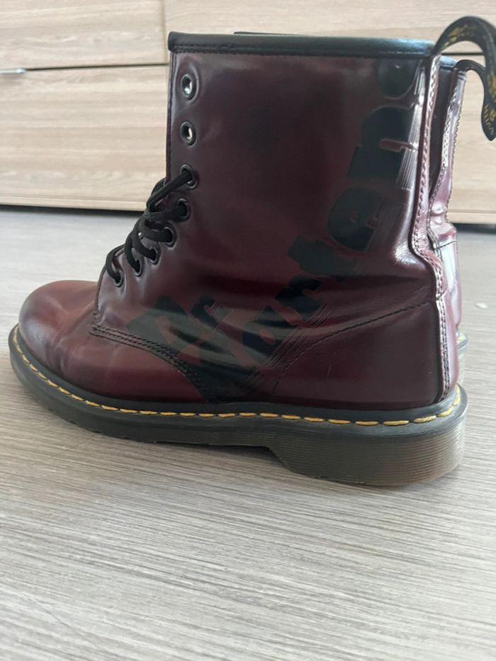 Dr Martens 1B89 bordeaux et noires pointure 43 - photo numéro 3