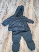 Combinaison manteau et pantalon hiver bébé 6 mois