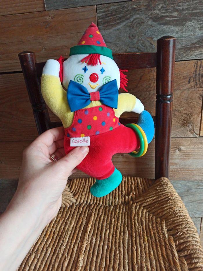 Doudou hochet clown corolle tbe - photo numéro 4