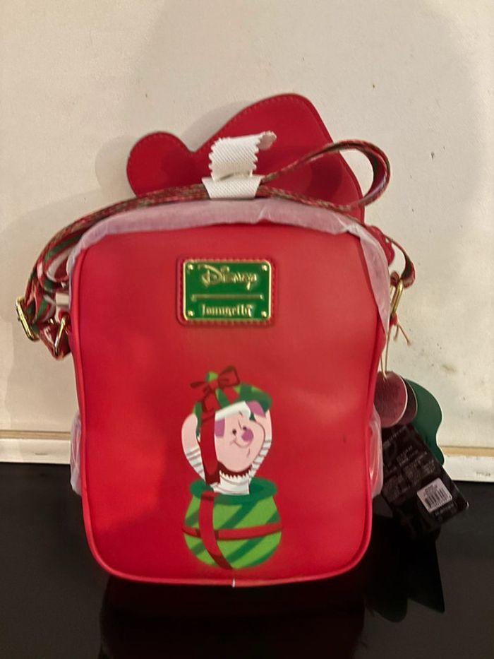 Disney Loungefly sacoche Winnie l’ourson et porcinet Noël import us - photo numéro 8