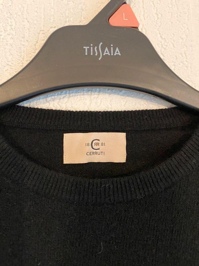 Pull cerruti noir - photo numéro 3