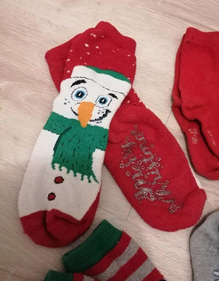 Lot de 14 chaussettes/socquettes noël, mickey, pat patrouille 27/30 - photo numéro 3