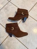 Bottines marron