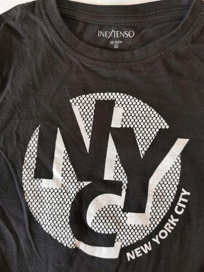 T-shirt manches longues NYC noir - photo numéro 3