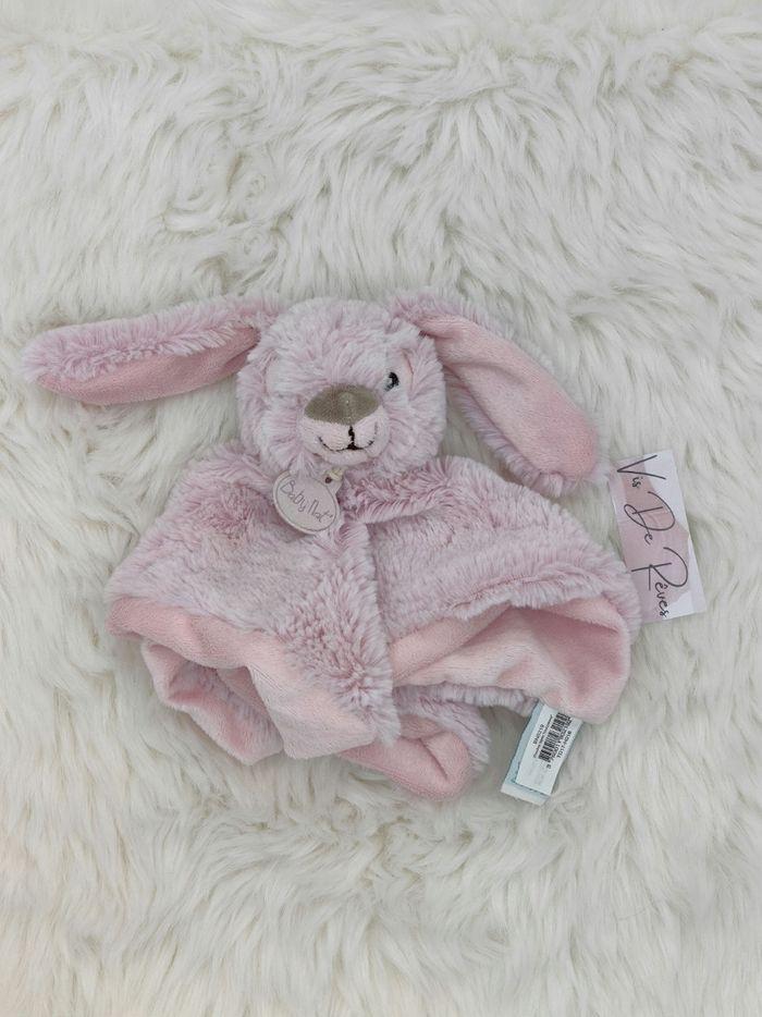 Doudou lapin Guimauve Rose Baby Nat - photo numéro 1