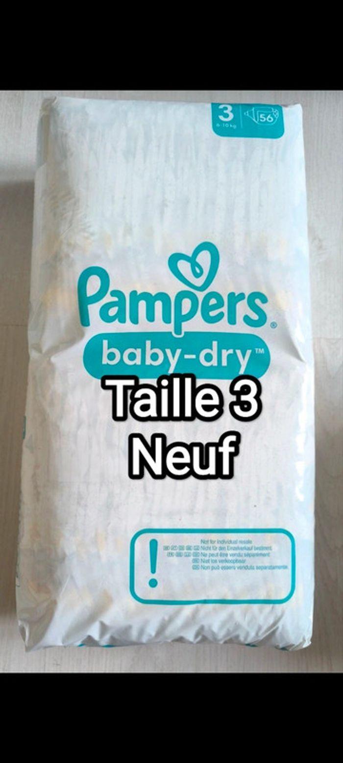 Couches Pampers taille 3 Neuf